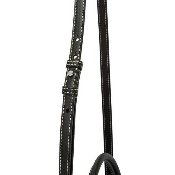 Saint Laurent Bahia Embellished Leather Bucket Bag Black - Picture 9 of 10